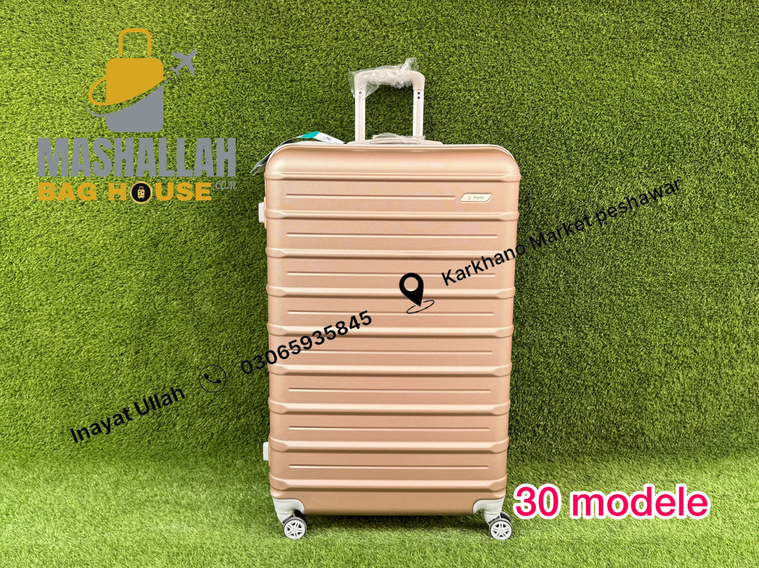 FlyStar Trolleycase 4pics luggage set anti theft zippers Model 30