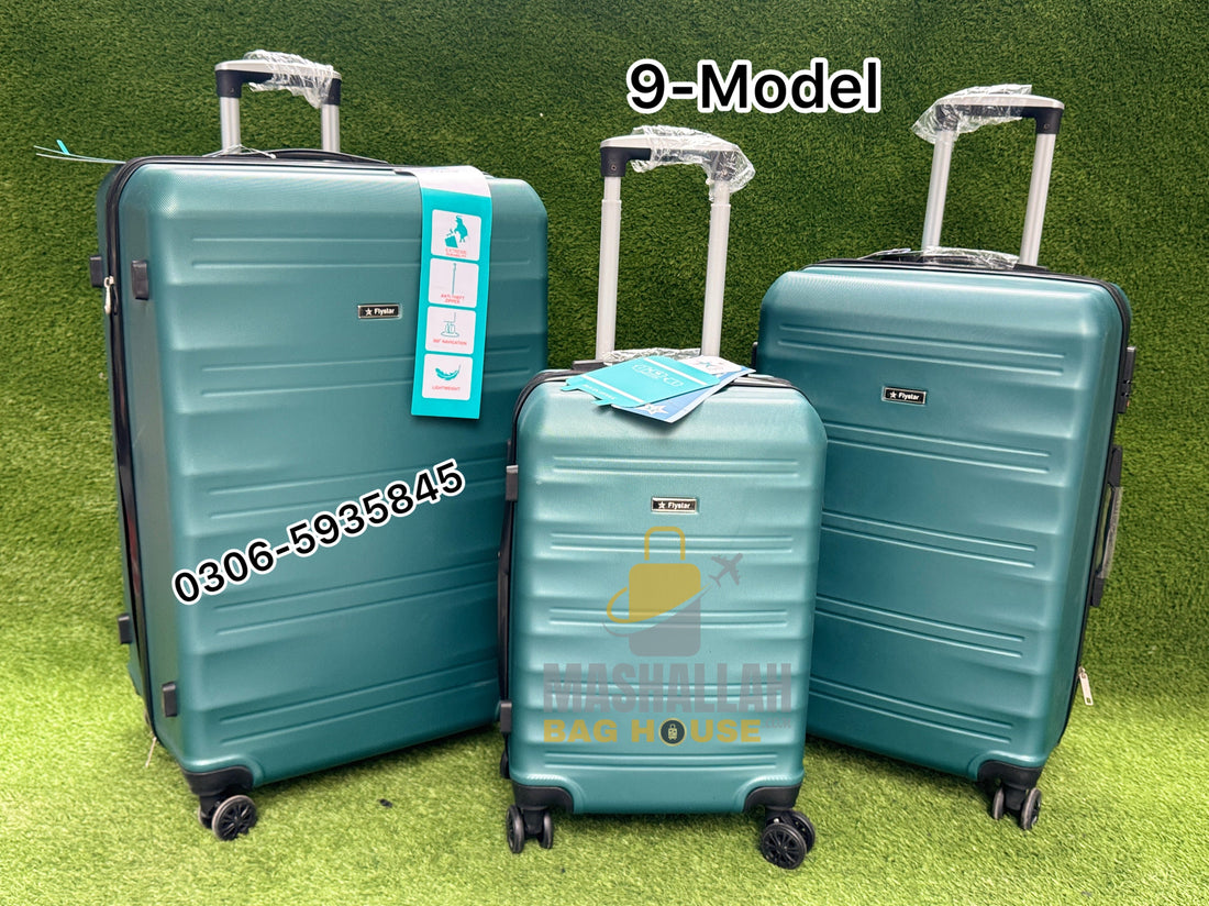 ✨🧳 FlyStar Trolley Case 3pcs Luggage Set – Model 9 🧳✨