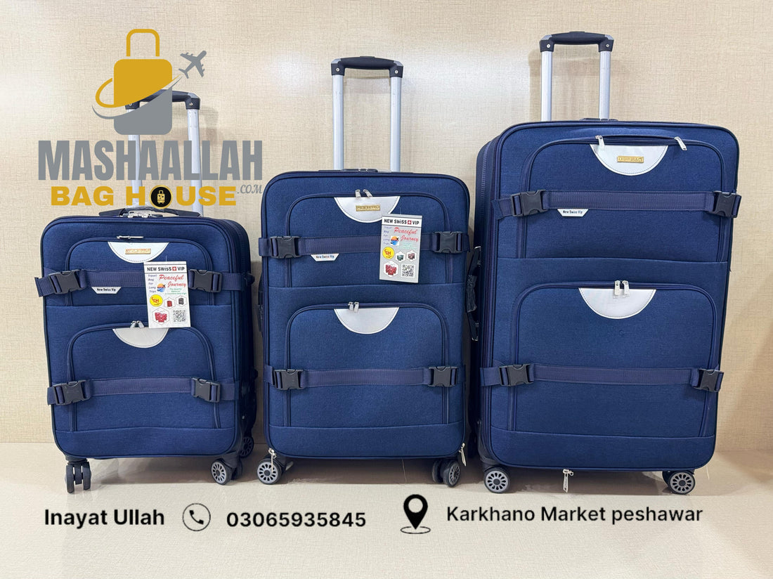 New Swiss vip 3 pics set trolley case luggage