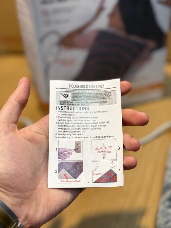 Massaging Weighted Heating Pad – Pain Relief & Muscle Relaxation