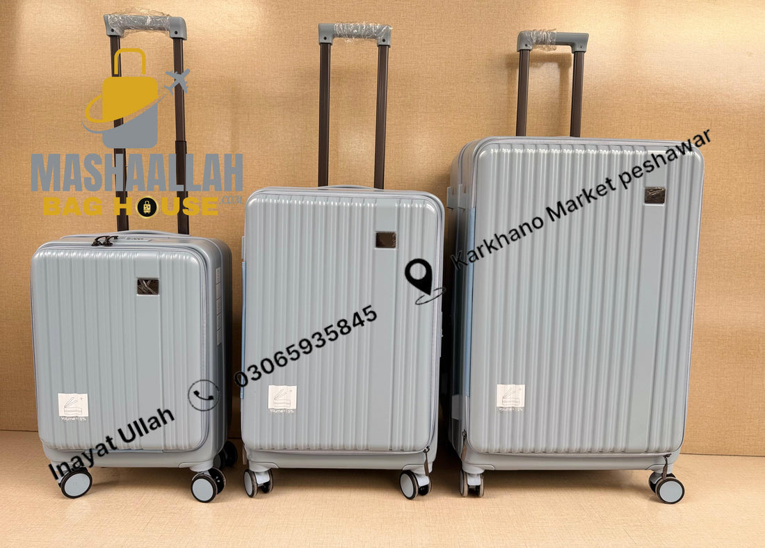 Smart Polo 3 pics luggage set trolley case