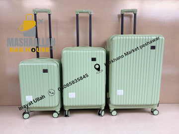 Smart Polo 3 pics luggage set trolley case