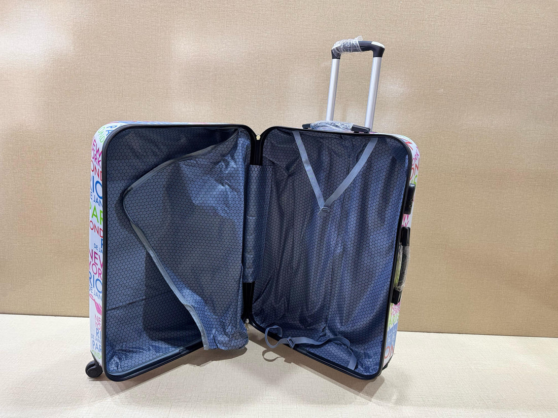 London Paris design 3 pics luggage set